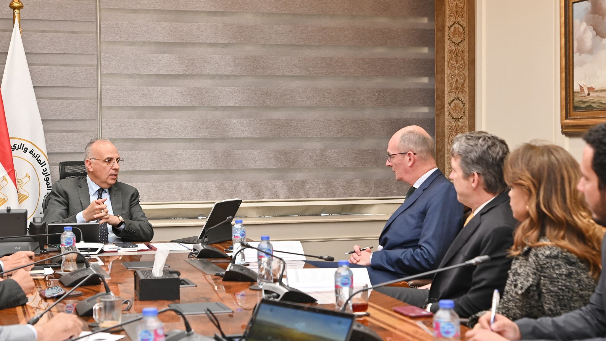 خطة التعاون مع  بنك التنمية والاعمار الأوروبي  في مجال المياه 